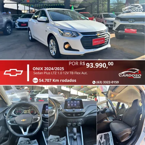 Chevrolet Onix Plus LTZ 1.0 12V TB Flex Aut. 4P 2025