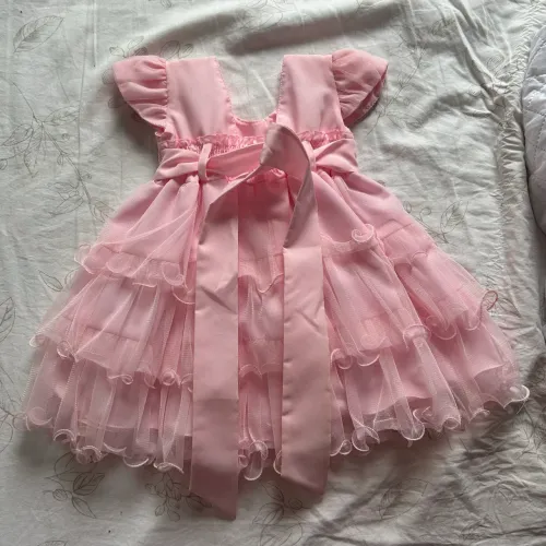 Vestido Rosa de Festa (Nunca usado)