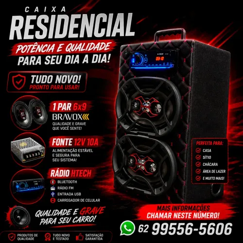 Caixa de Som Residencial 