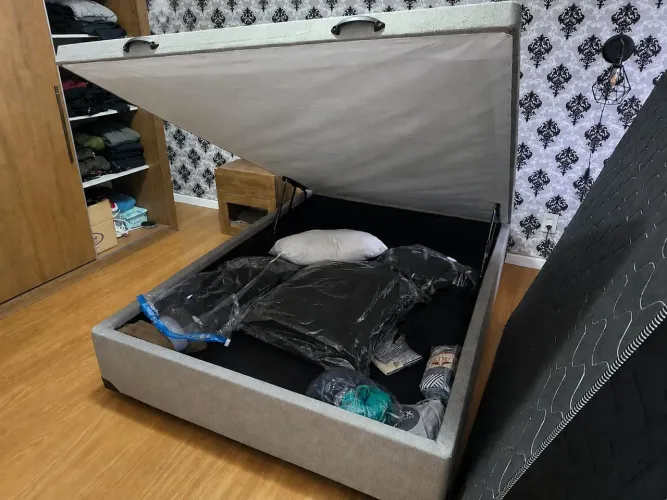 Base box baú Emma, precisa trocar um pistão