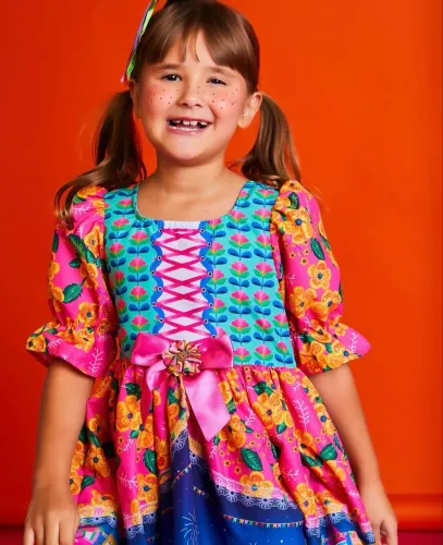 VESTIDO INFANTIL JUNINO