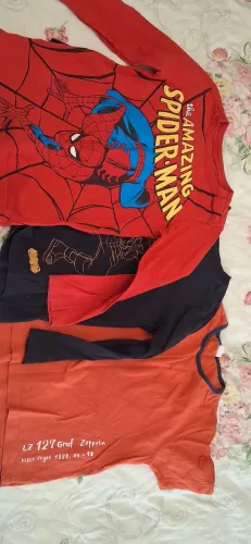 Conjunto camiseta infantil 5 anos 3 peças