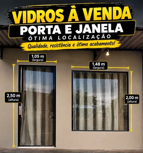 VIDROS A VENDA