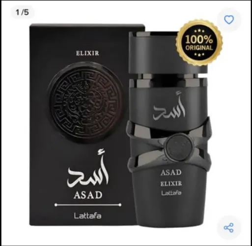 Perfume Asad Elixir Lattafa Árabe Original