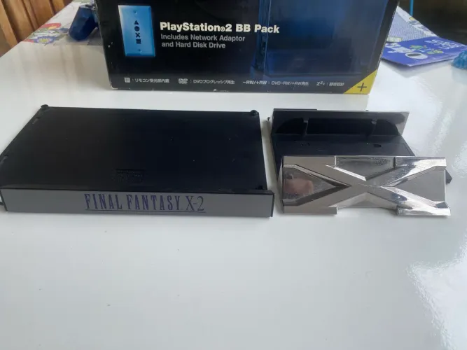 PlayStation 2 somente suporte base final fantasy raríssimo 