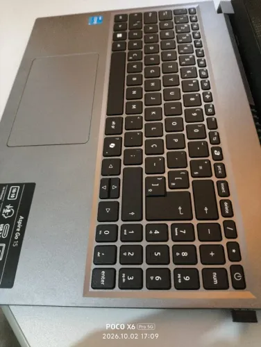 ? Notebook Acer Aspire Go 15 - i3 12ª Geração - 8GB RAM - SSD 256GB - PRATICAMENTE NOVO