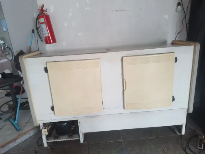 Freezer expositor balcão 2 placas