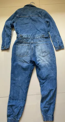 Macacão Jeans Blue Steel Renner- Tamanho M- Usado 2x