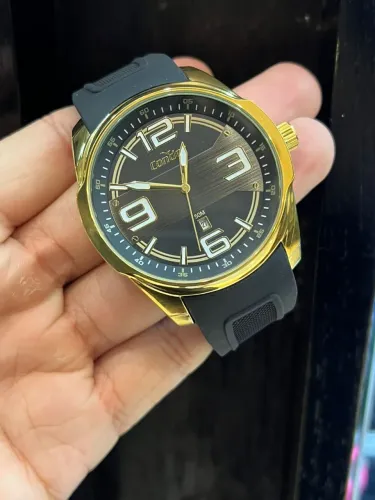 Relógio Masculino Condor Analógico Dourado