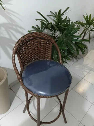Banqueta em alumínio 75cm