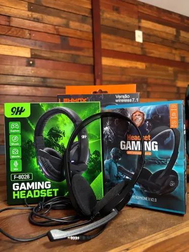 HEADSET PC TV GAMER NOVOS ENTREGAMOS 