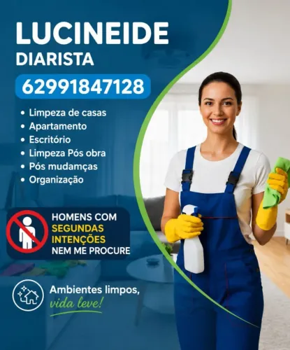Diarista . Limpeza casas apartamento escritório limpeza pós ombra pós mudanças organizacs