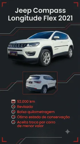 Jeep Compass Longitude 2.0 4X2 Flex 16V Aut. 2021