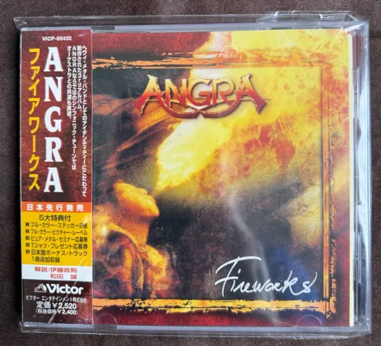 CD Angra - Fireworks - Japonês 
