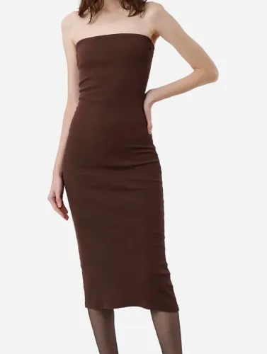 Vestido canelado C&A