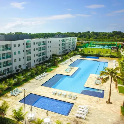 Apartamento 3 Quartos no Palm Village Acqua - Porto de Galinhas / Cupe