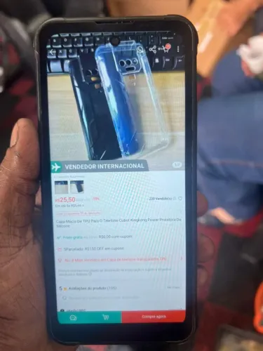 Celular cubat king Kong 256 de memória 10.600 bateria sem detalhe aprova d'água e de traba