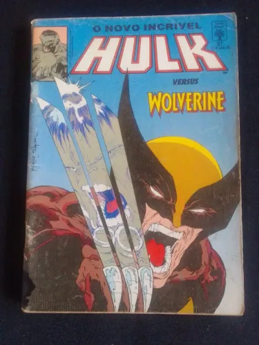 Revista em Quadrinhos Hulk vs Wolverine 1990 Raridade