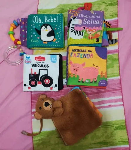 Livrinhos de pano sensorial 