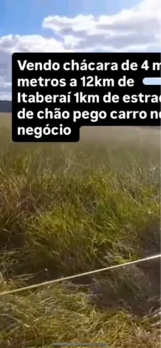 Vendo chácara Itaberai -Go