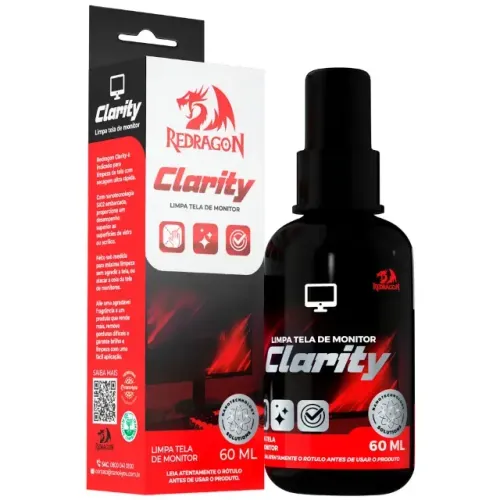 Limpa Tela Monitor Redragon Clarity 60ml