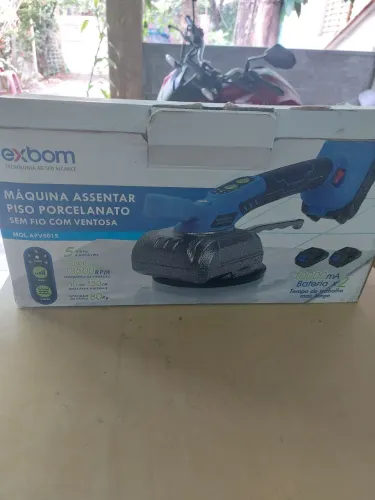 Maquina Assentar Piso Porcelanato sem fio com ventosa