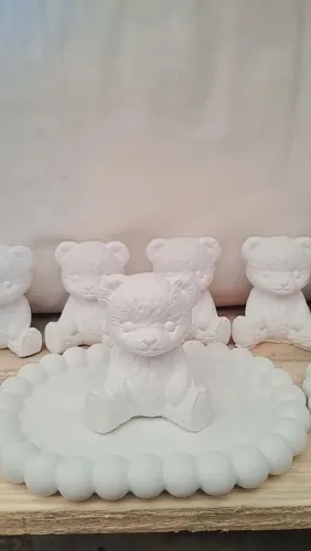 Lembrancinha Ursinho para Chá Revelação/Chá de Bebê/Maternidade/Aniversário