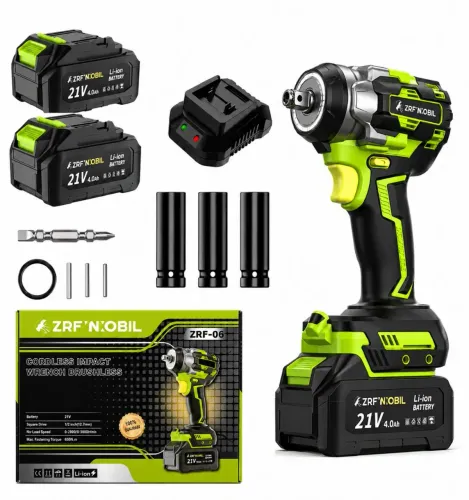 Chave de impacto da ZRF 21V 550NM de torque