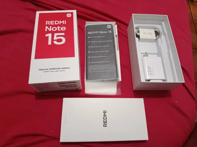 Celular xiaomi redmi note 15 128 GB 6gb de RAM NOVO