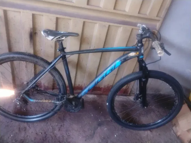 Bicicleta aro 29 freio hidráulico desapego