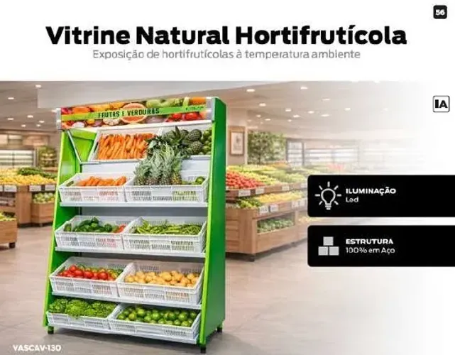 VITRINE NATURAL HORTIFRUTICOLA MARCA POLAR NOVA