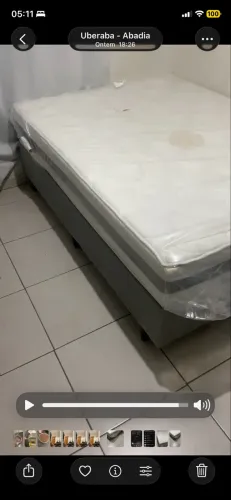Vendo cama box casal (mola ensacada) 