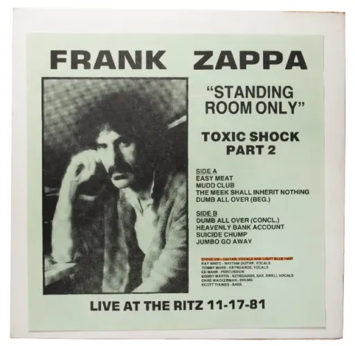 Frank Zappa - Standing Room Only Toxic Shock Part 2 - Importado