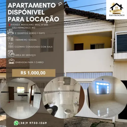 IMÓVEIS DISPONÍVEIS PARA ALUGUEL EM SÃO FRANCISCO, MG - IMOBILIÁRIA SÃO FRANCISCO