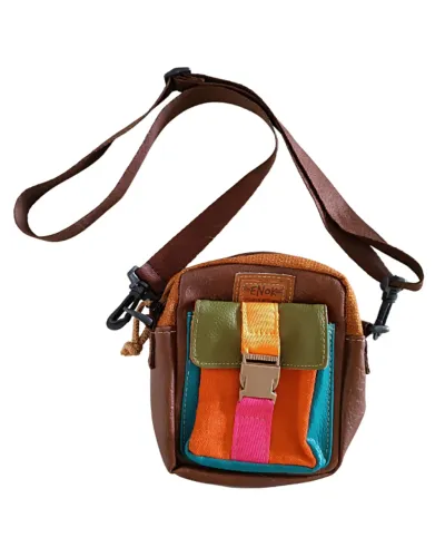 bolsa tiracolo colorida