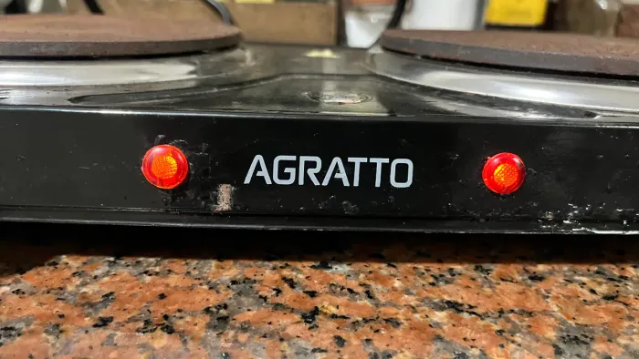 Fogão elétrico de mesa 2 bocas agratto