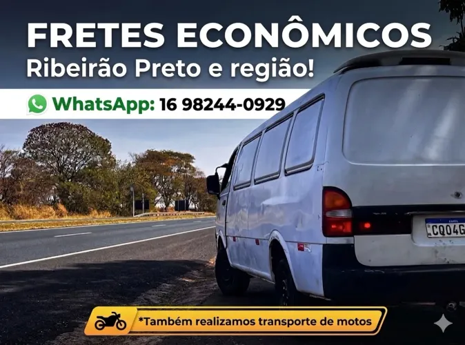 Fretes Econômicos Ribeirão Preto e região 