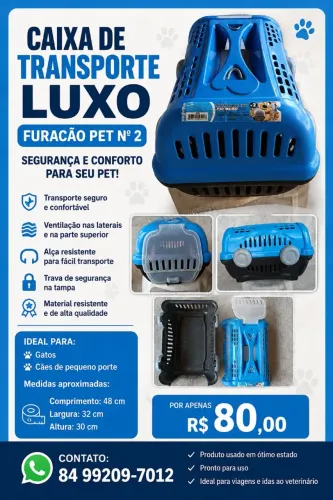 Caixa de Transporte para Animais