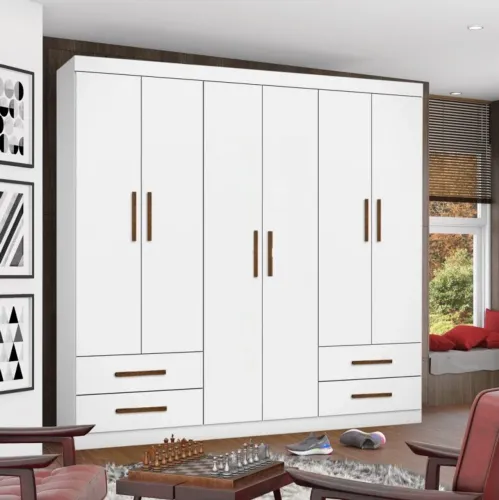 Guarda-Roupa 6 Portas Hércules tt99m