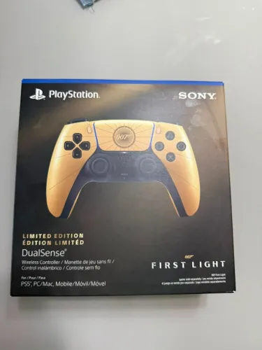 Controle de PS5 DUALSENSE - EDICAO LIMITADA 007 FIRST LIGHT