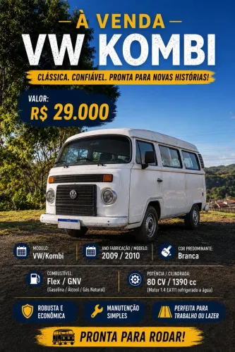 Volkswagen Kombi Standard 1.4 MI Total Flex 8V 2010