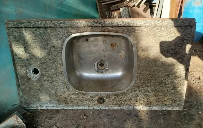 Pia granito cuba funda