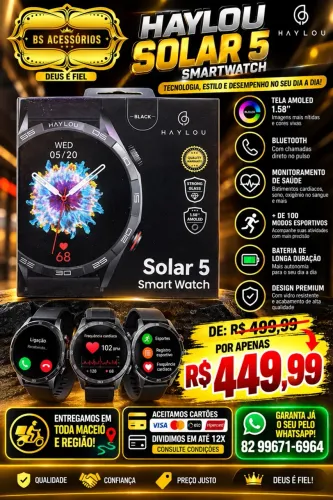 Smartwatch HAYLOU Solar 5