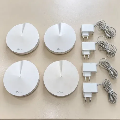 Kit 4 TP-Link Deco M9 Plus Mesh AC2200 + fontes