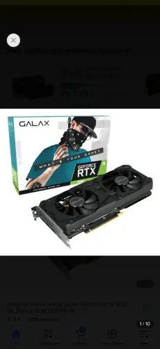 * TROCO * - PLACA DE VIDEO RTX 3060TI