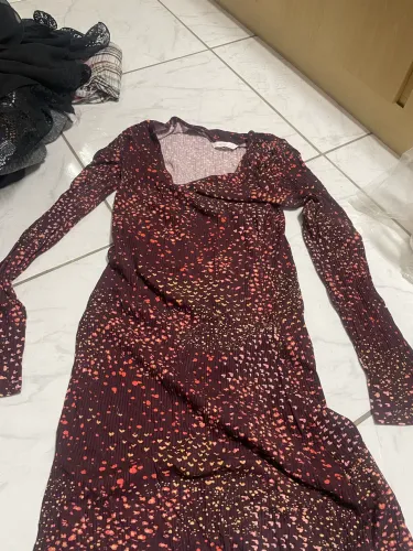 Vestido lez a lez canelado. Tamanho: M. usado 1 vez
