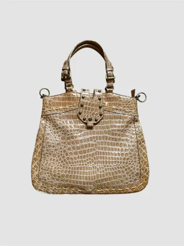 Bolsa croco vintage