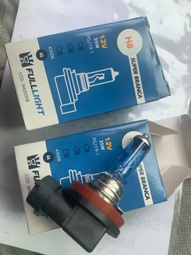 Lâmpada H8 Super Branca (Farol auxiliar/neblina)