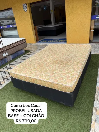 Cama Box Casal PROBEL USADA- ENTREGO