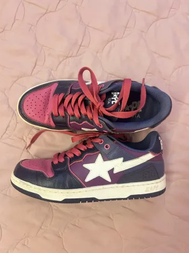 bape sta 39/40 rosa e roxo